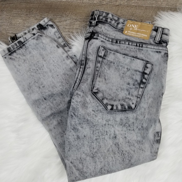 One Teaspoon Melrose Trashed Free Bird Skinny Jean - Picture 3 of 7